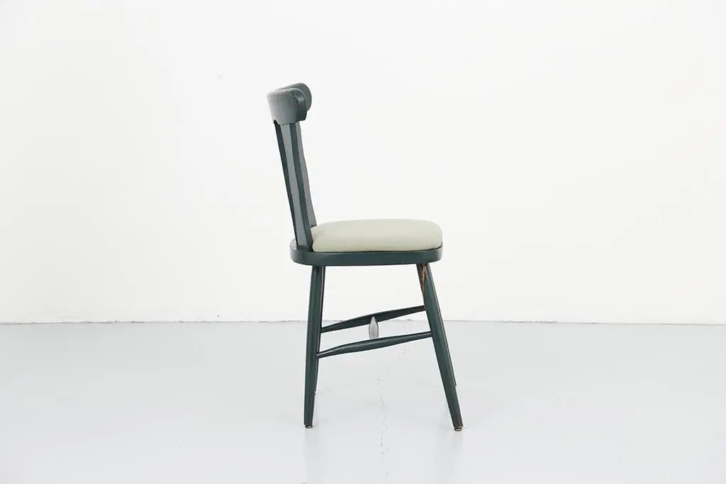 Chaise bistrot verte et beige Cartel de Belleville