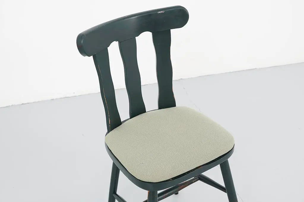 Chaise bistrot verte et beige Cartel de Belleville