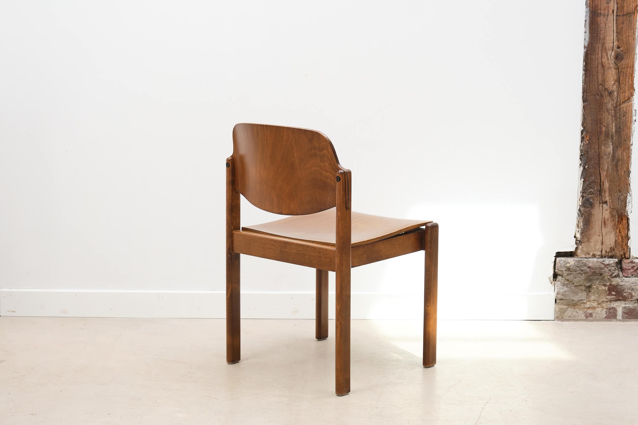 Chaise bois courbé années 70, Allemagne