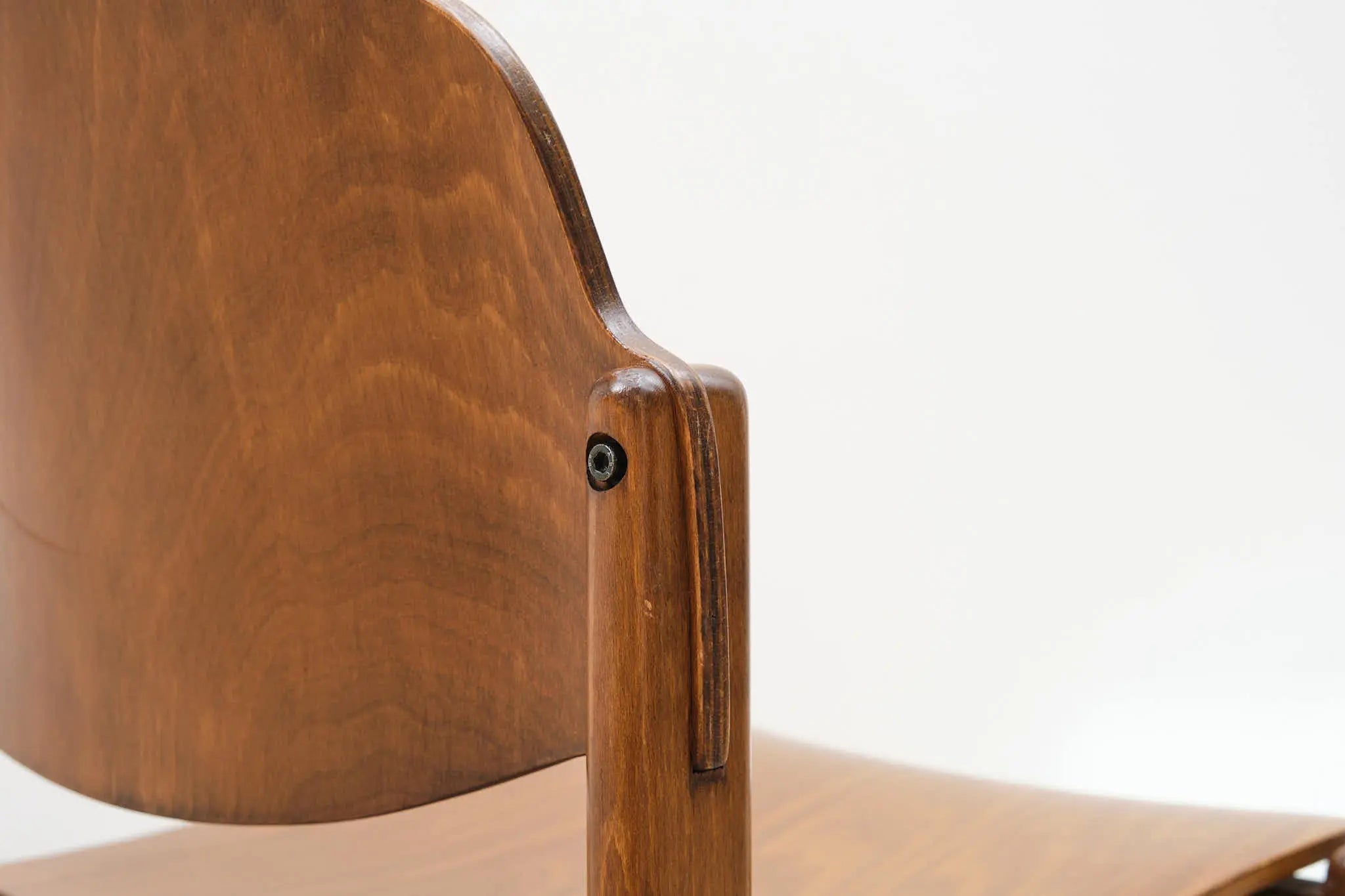 Chaise bois courbé années 70, Allemagne Cartel de Belleville