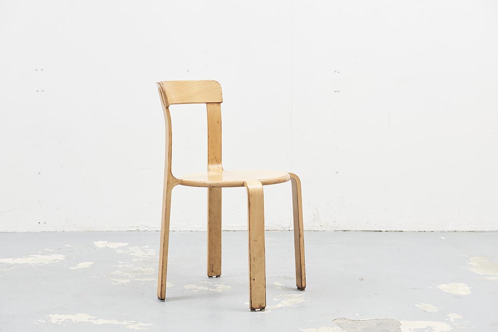 Chaise vintage Bruno Rey 3300 hêtre