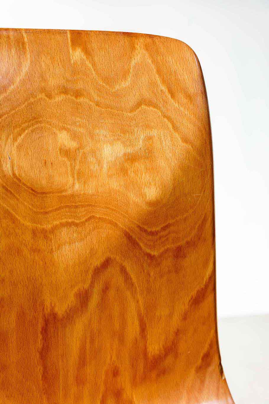 Chaise Galvanitas pied étoile bleu