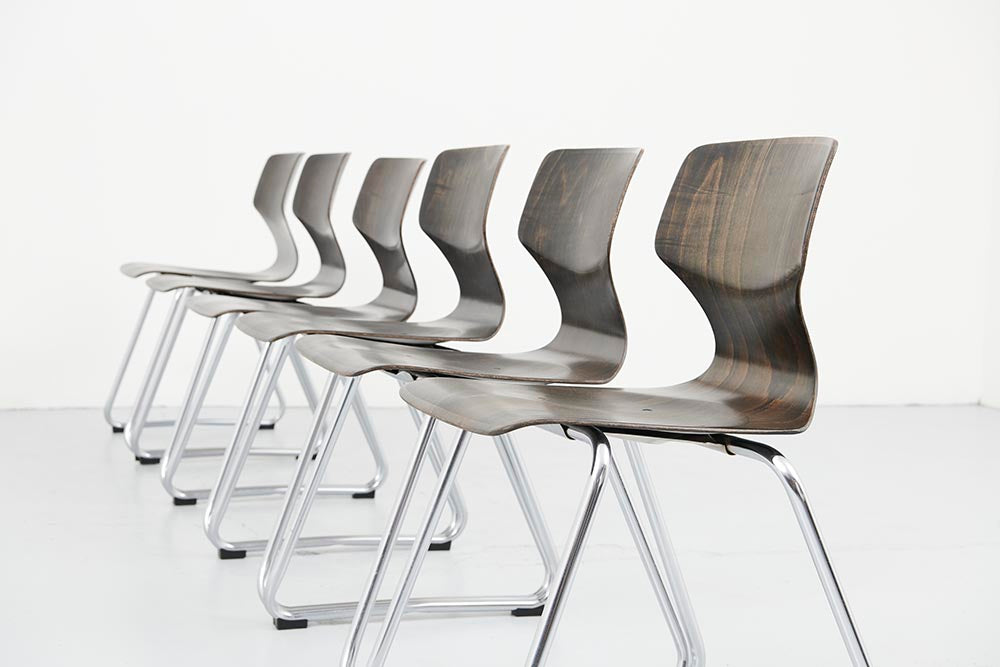 Chaise vintage Flötotto traîneau