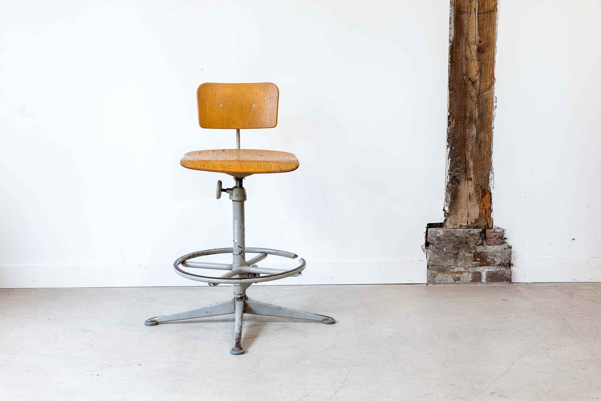 Chaise d'atelier Friso Kramer Cartel de Belleville