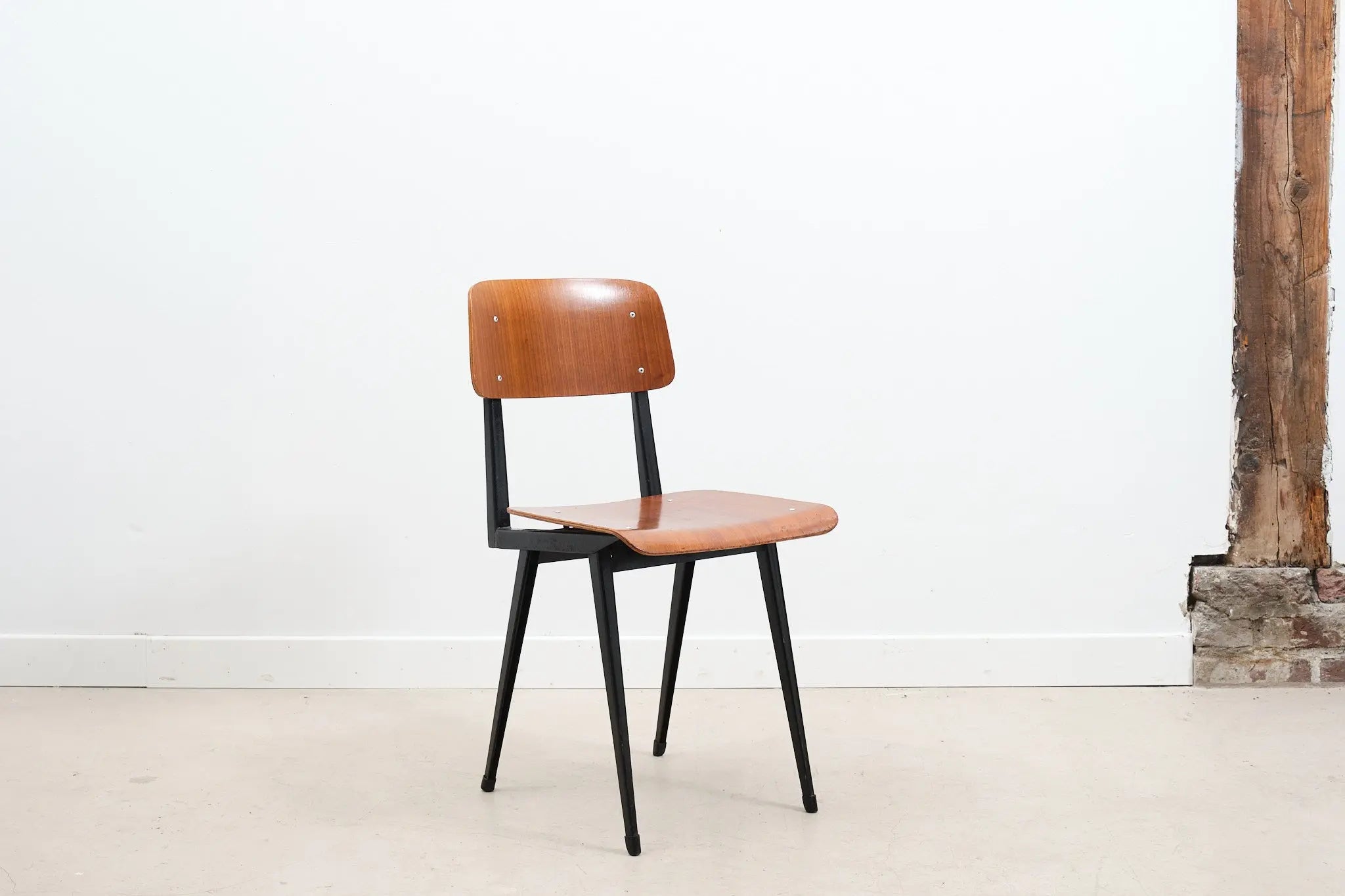 Chaise style Marko 101 chêne / gris Cartel de Belleville
