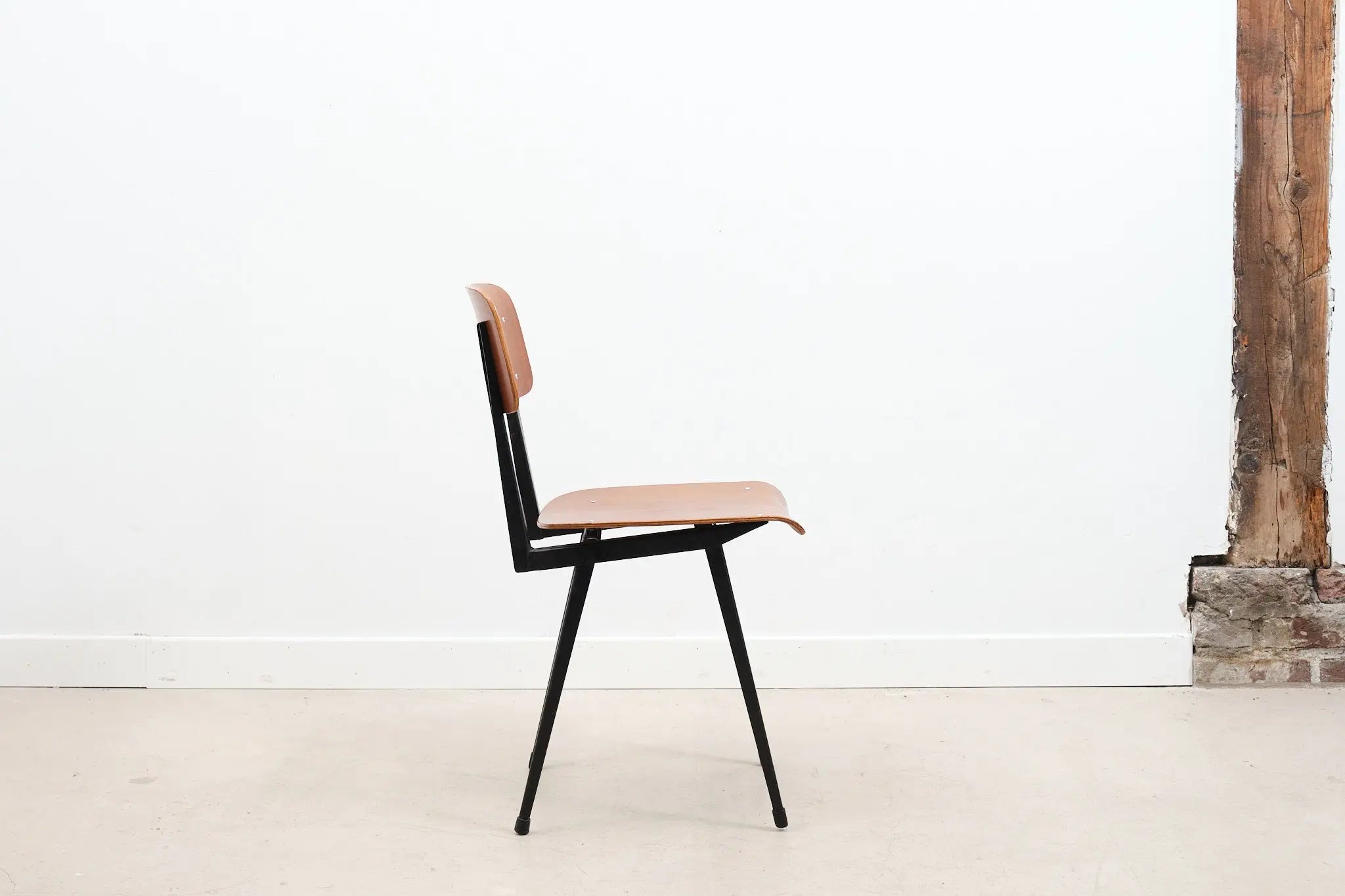 Chaise style Marko 101 chêne / gris Cartel de Belleville