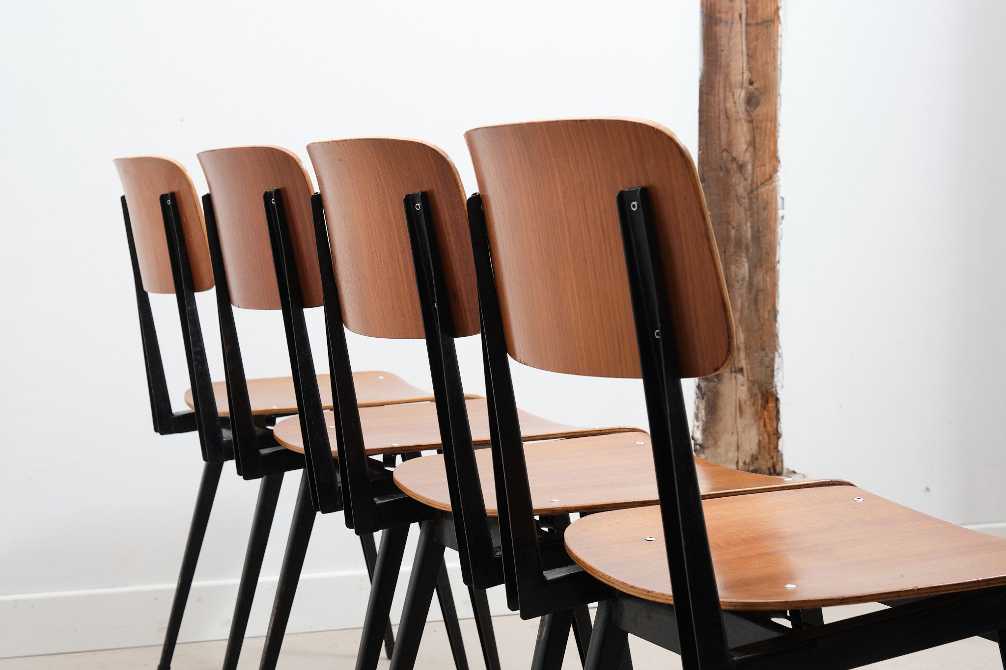 Chaise style Marko 101 chêne / gris