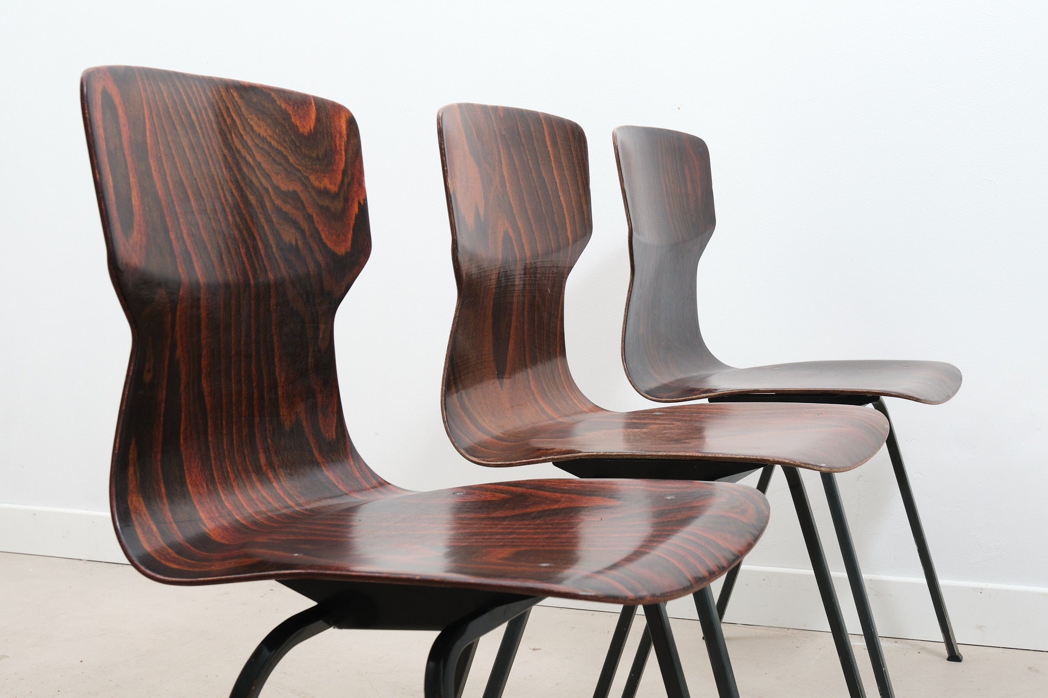 Chaise Eromes E5 ébène / gris