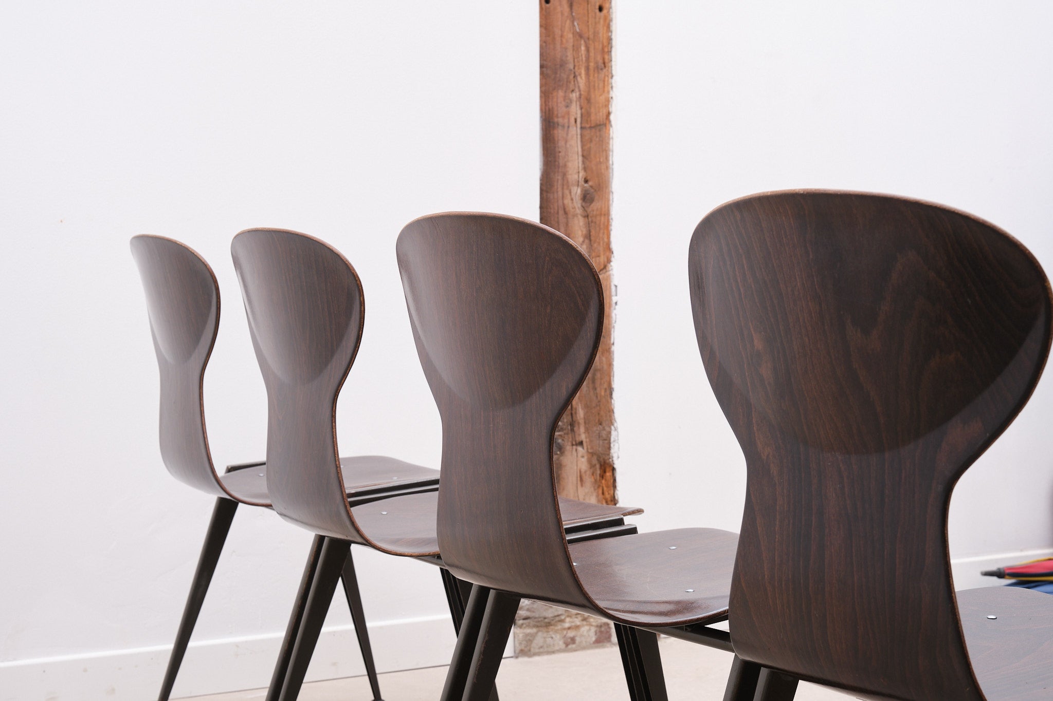 Chaise Presikhaaf bean ébène / anthracite