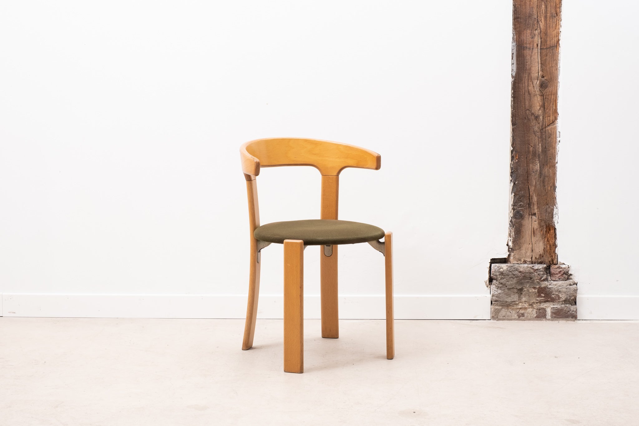 Chaise Bruno Rey Horn hêtre et vert