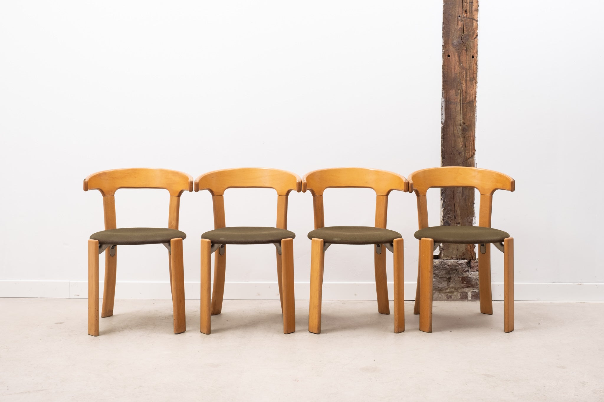 Chaise Bruno Rey Horn hêtre et vert