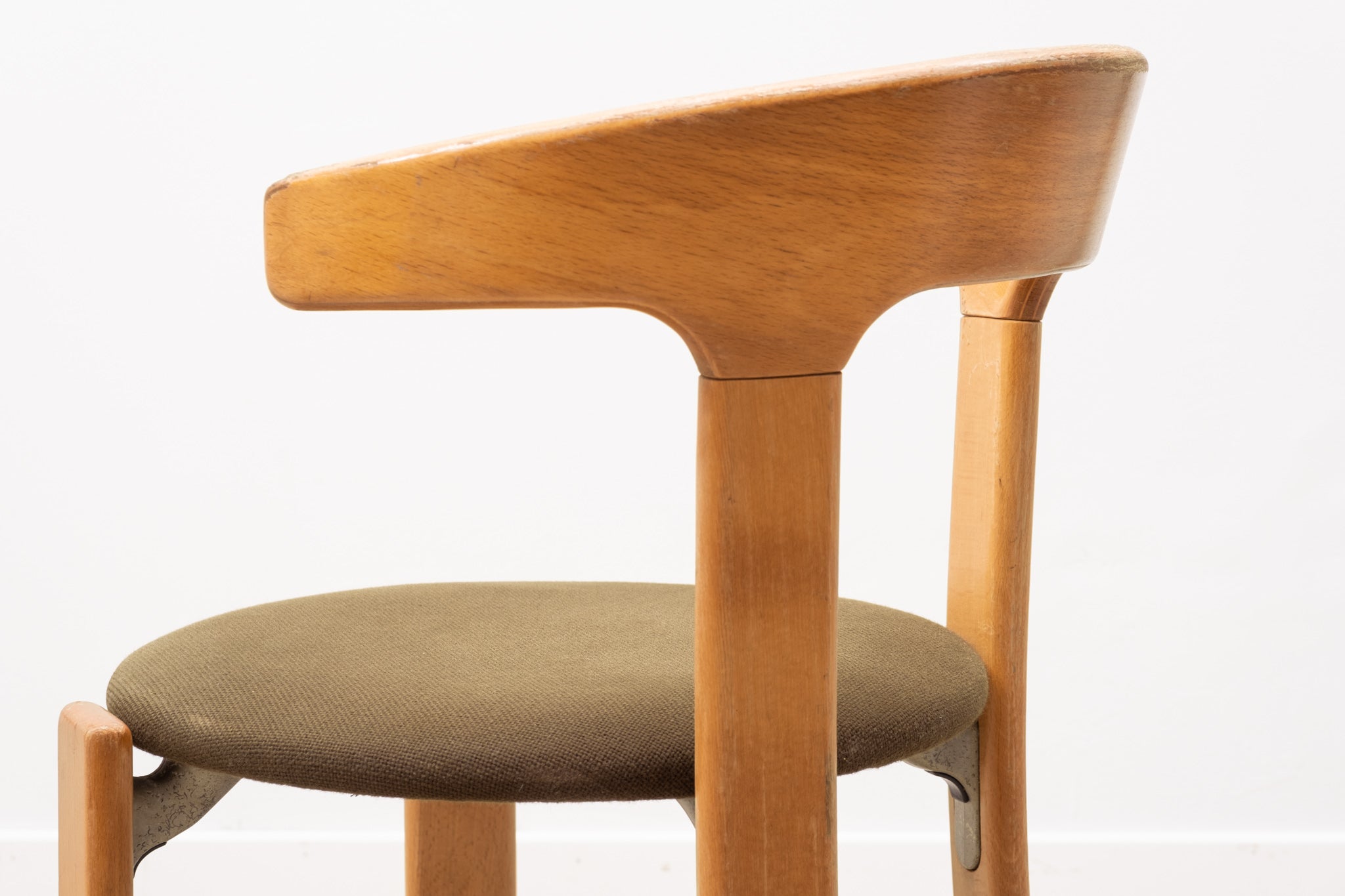 Chaise Bruno Rey Horn hêtre et vert