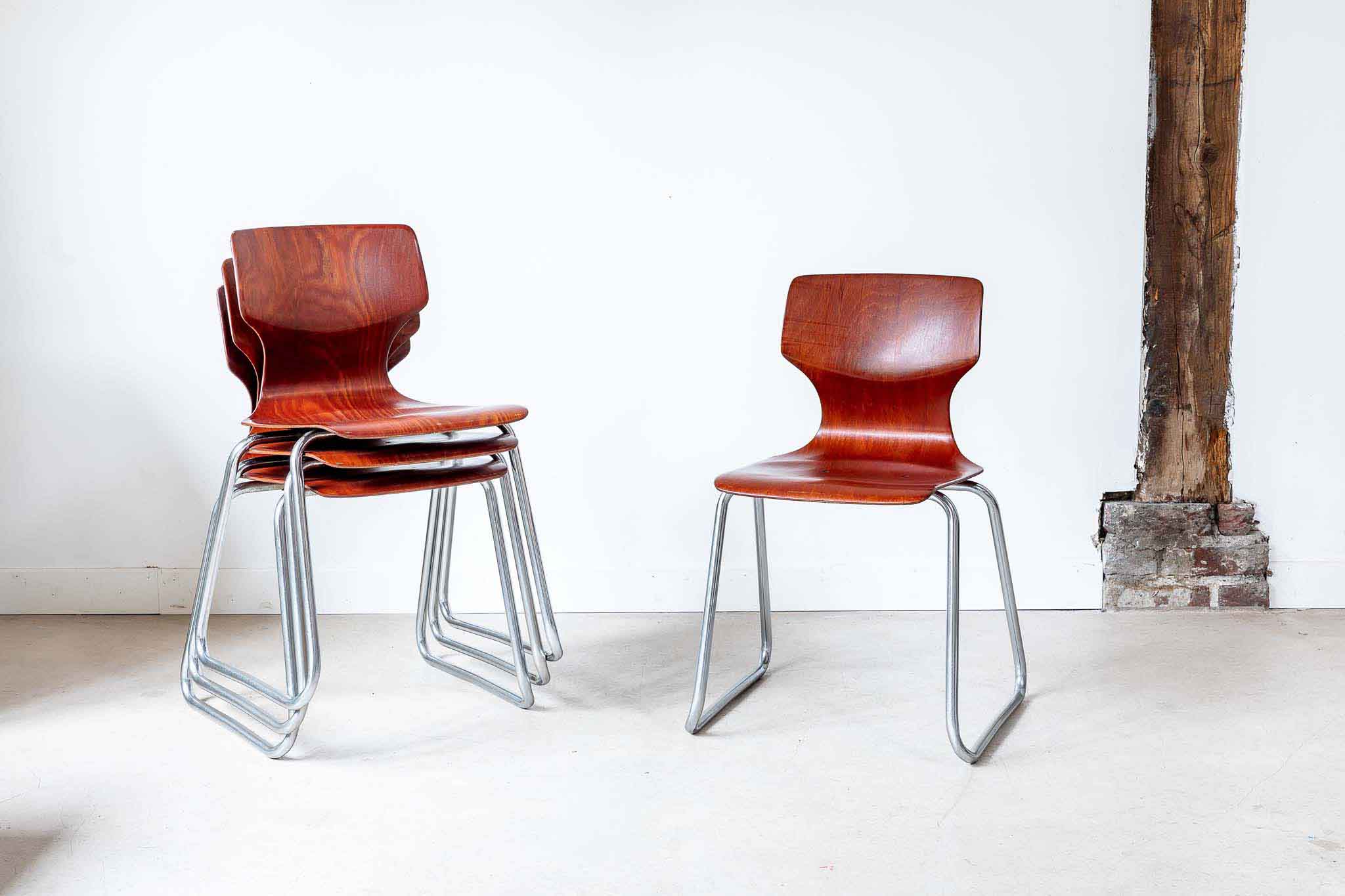 Chaise vintage Flötotto traîneau