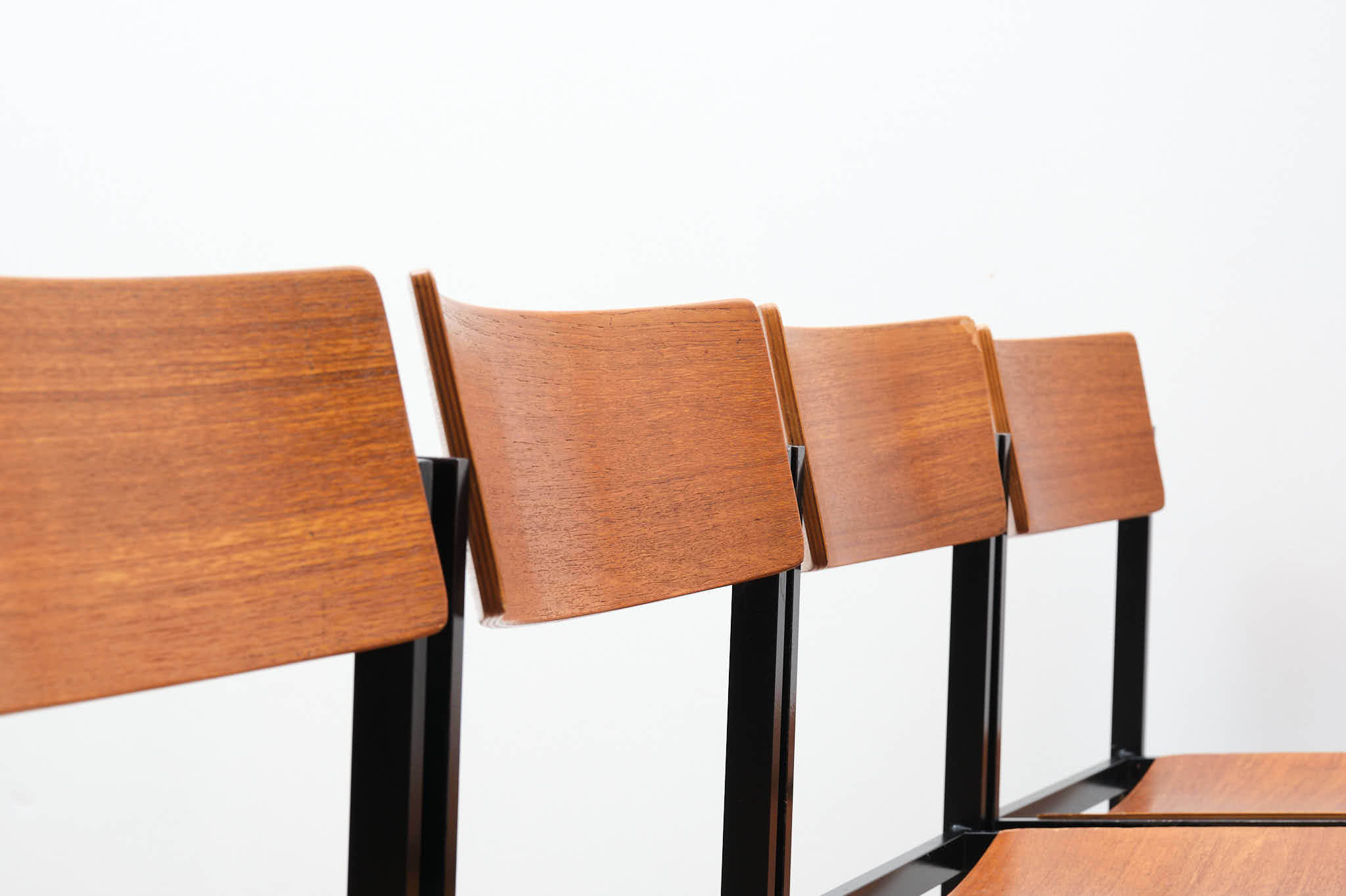 Chaise style Gijs der Sluis chêne / noir