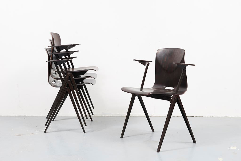 Galvanitas S22 armrests Ebony / brown