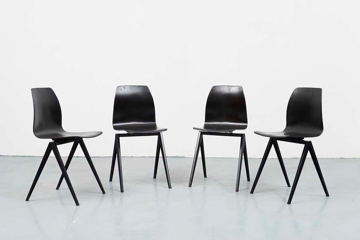 Galvanitas S19 Ébène / Noir 1ère edition - Cartel de Belleville mobilier vintage paris