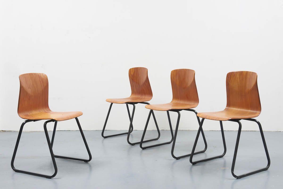 Galvanitas S23 Hêtre / Anthracite - Cartel de Belleville mobilier vintage paris