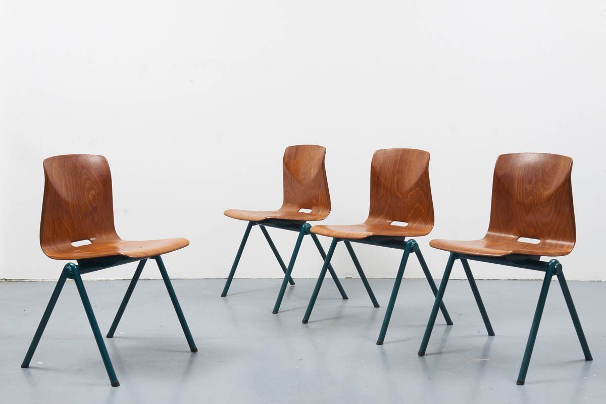 Galvanitas S30 Chêne / Vert - Cartel de Belleville mobilier vintage paris