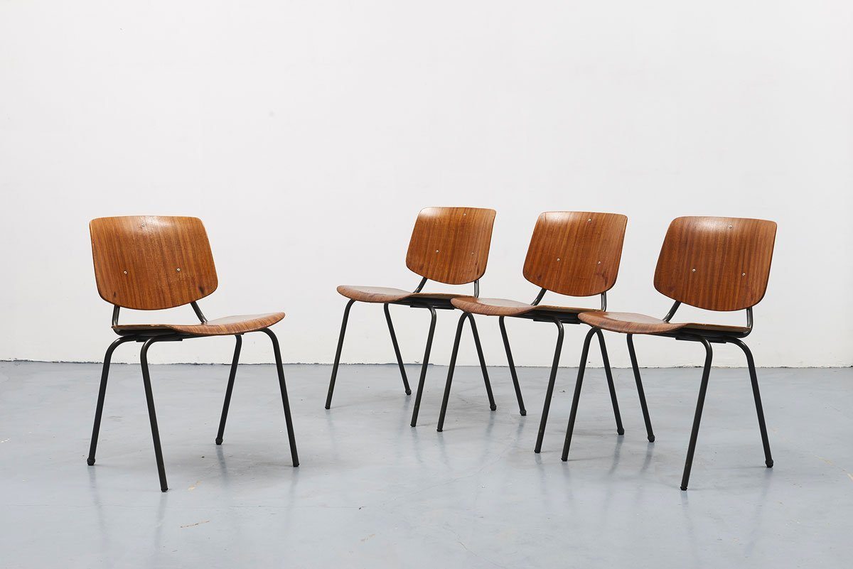 Chaises vintage de Kho Liang Ie pour Katwijk - Cartel de Belleville mobilier vintage paris