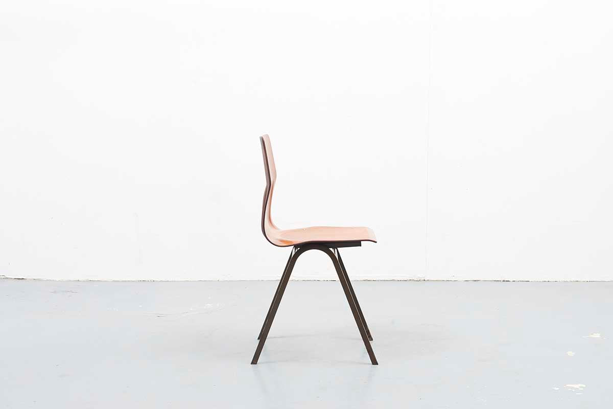 Chaise Pagholz Japonaise Chêne / Marron - Cartel de Belleville mobilier vintage paris