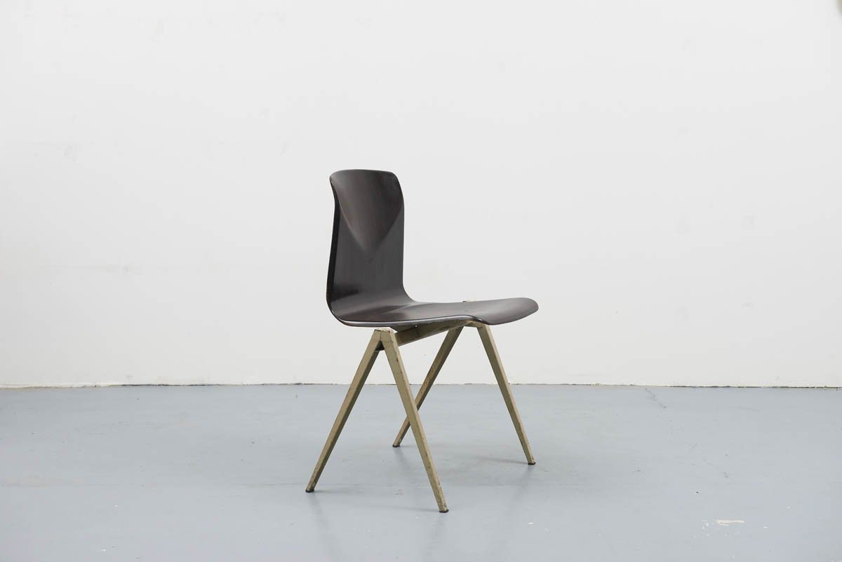 Galvanitas S22 Ébène / Blanc - Cartel de Belleville mobilier vintage paris