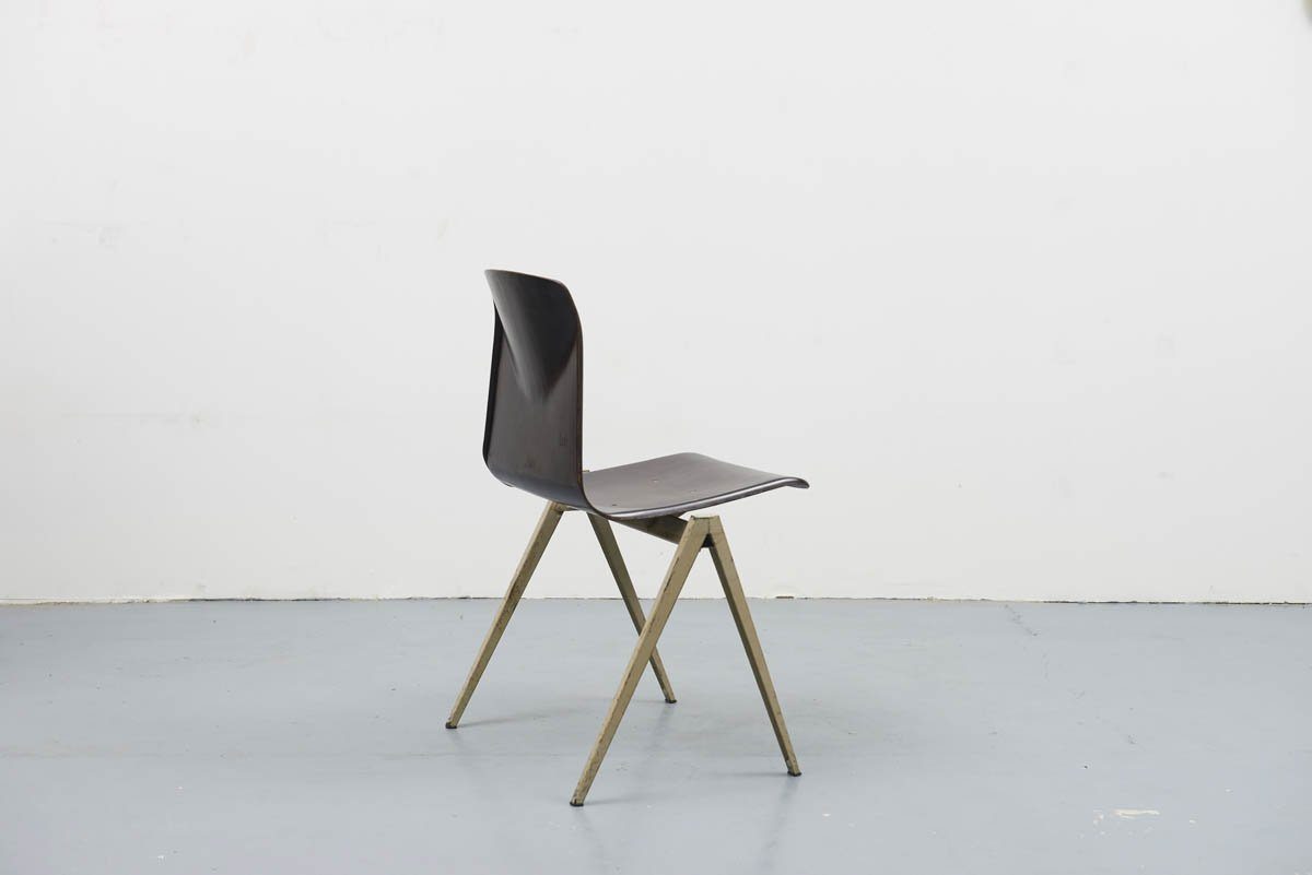 Galvanitas S22 Ébène / Blanc - Cartel de Belleville mobilier vintage paris