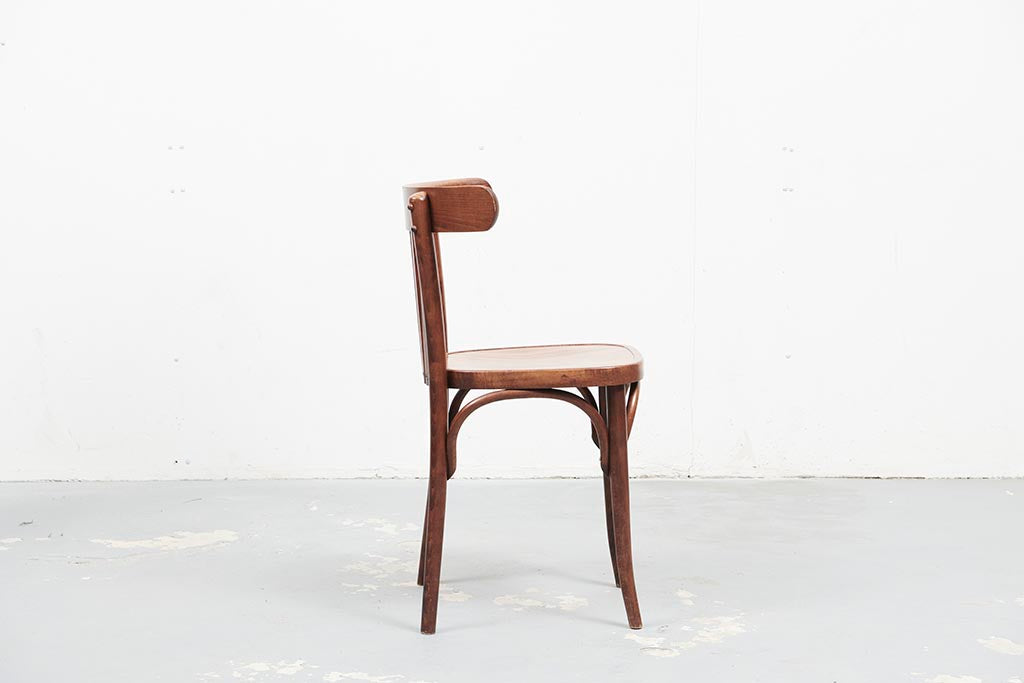 Chaise bistrot style Baumann chêne Cartel de Belleville