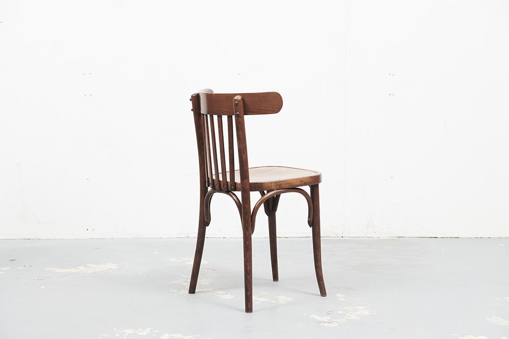 Chaise bistrot style Baumann chêne Cartel de Belleville