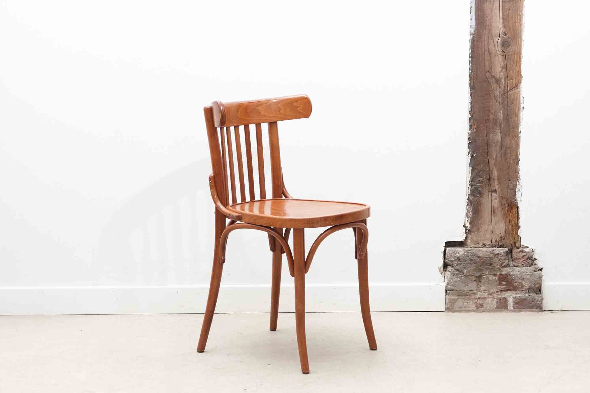 Chaise bistrot style Baumann caramel