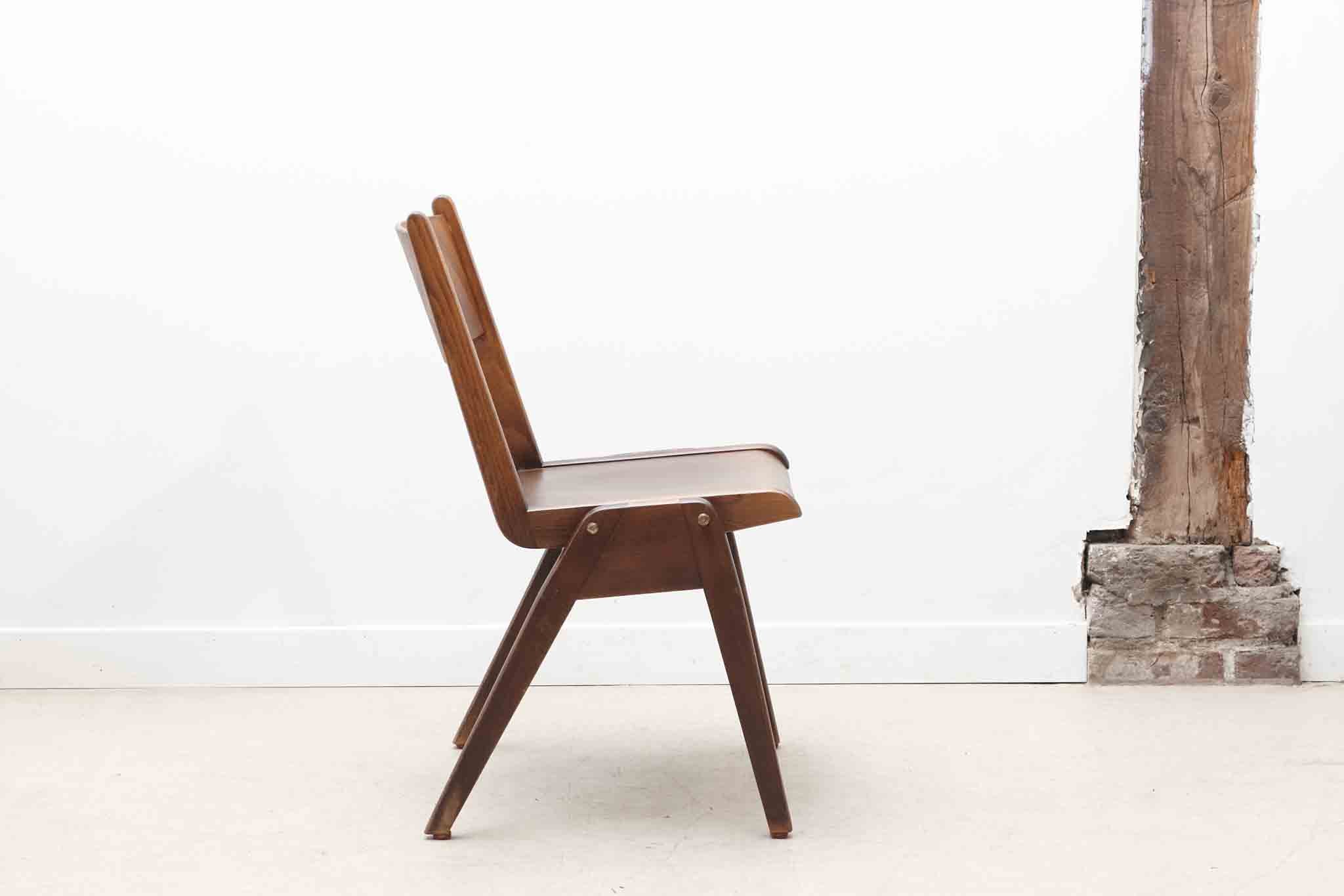 Chaise bistrot scandinave ébène