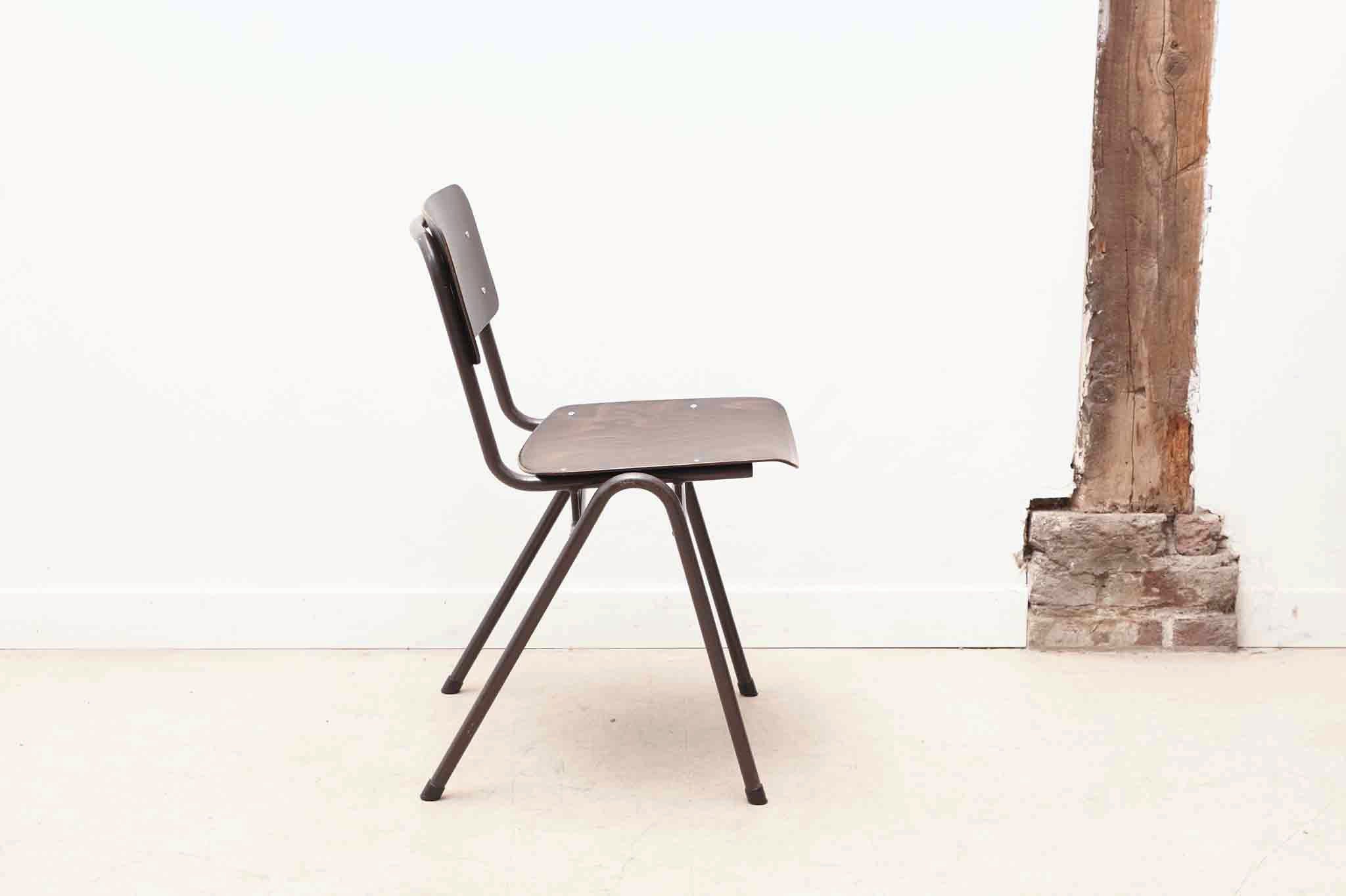 Chaise Eromes F4 ébène / gris