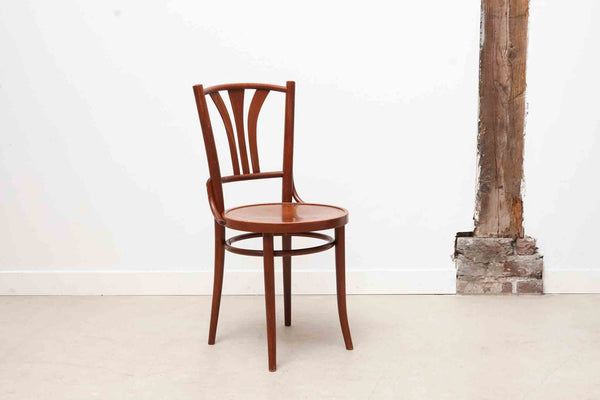 Bistrot style Baumann mahogany chair