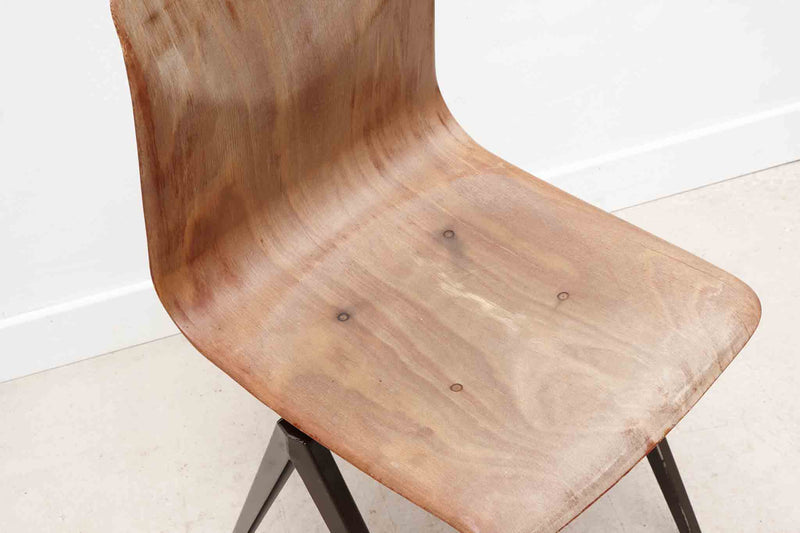 Vintage Galvanitas S19 chair oak / brown