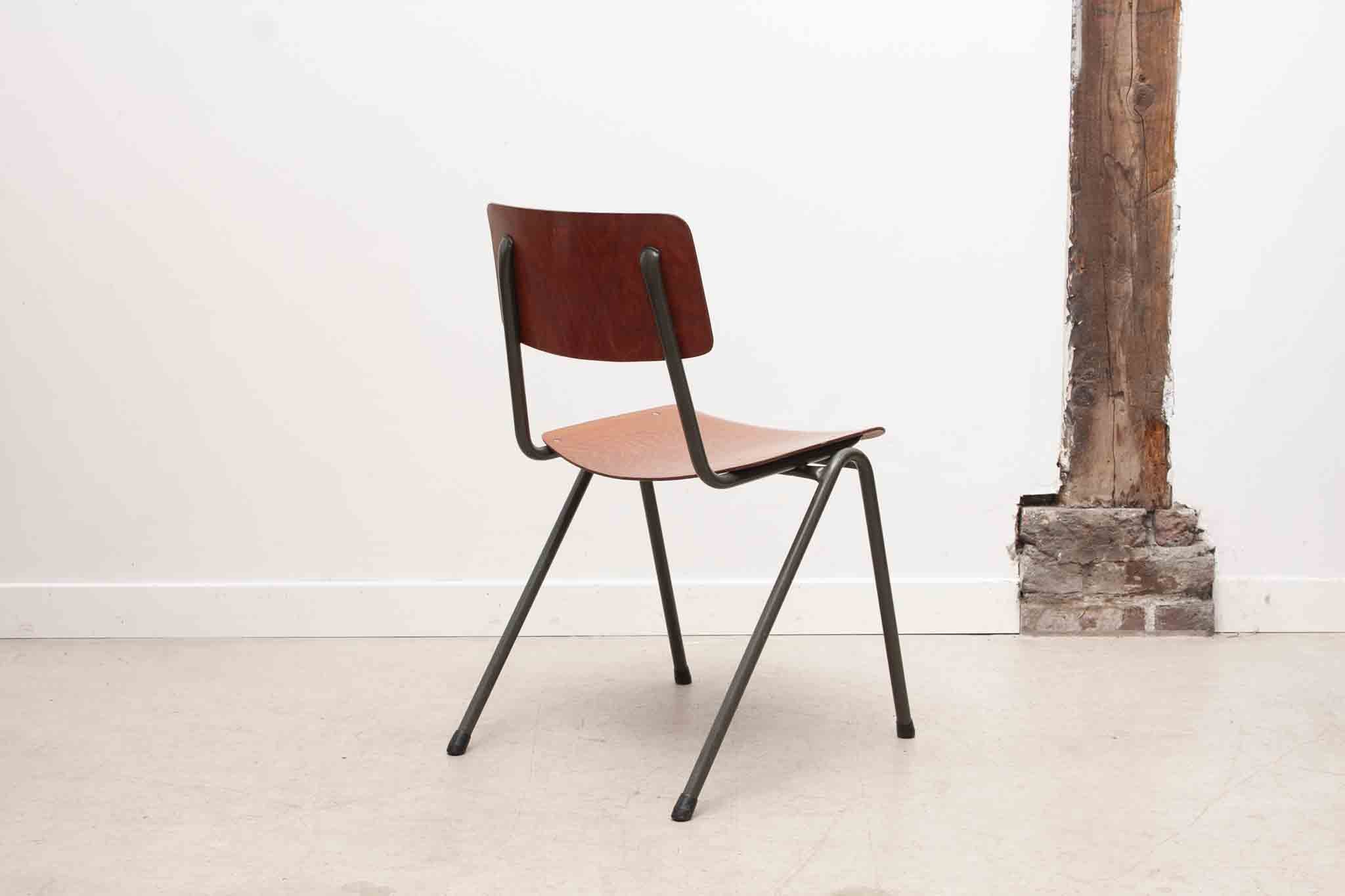 Chaise Eromes F4 chêne gris vert