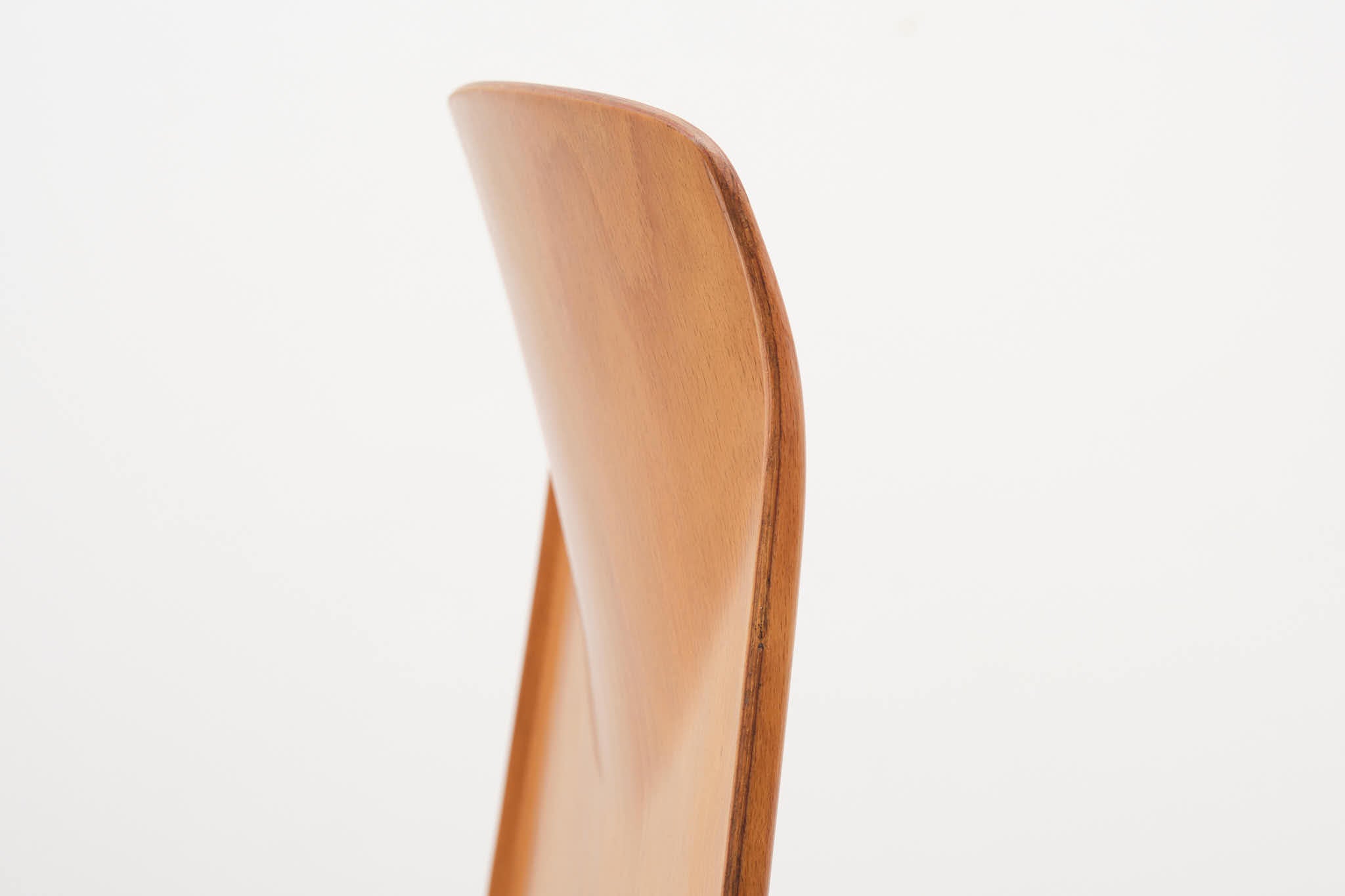 Chaise vintage Galvanitas S30 chêne et bleu