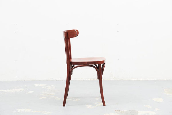 Bistrot style Baumann mahogany chair