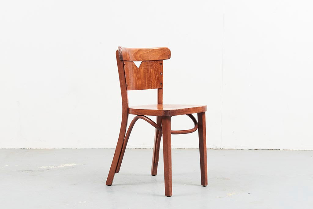 Hutten wood bistro chair