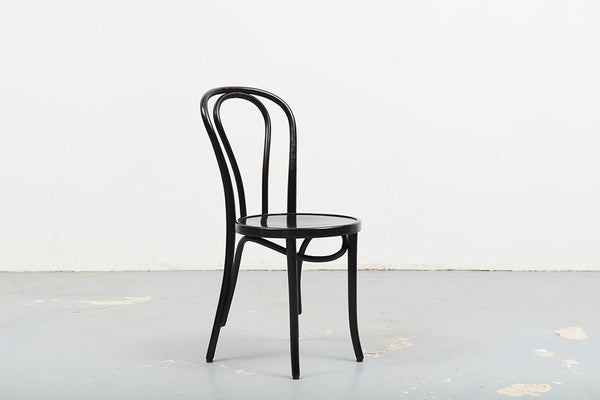 Thonet style black bistro chair 18