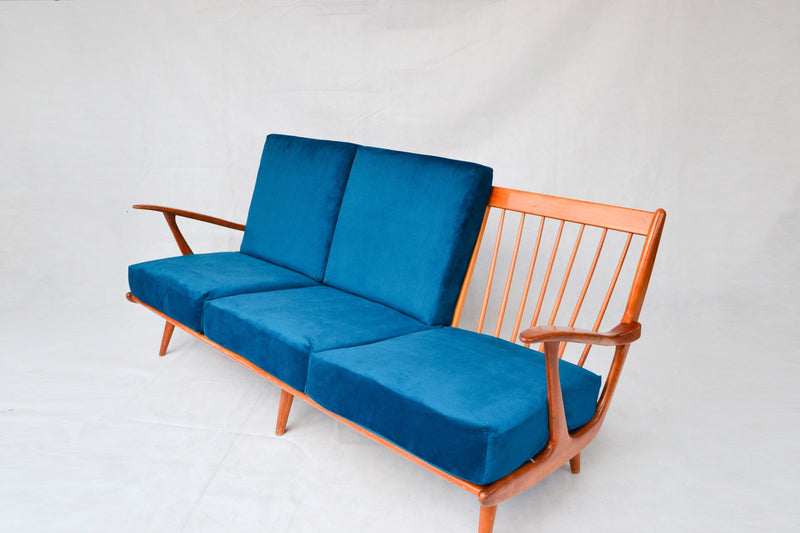 Canapé scandinave années 60 - Cartel de Belleville mobilier vintage paris