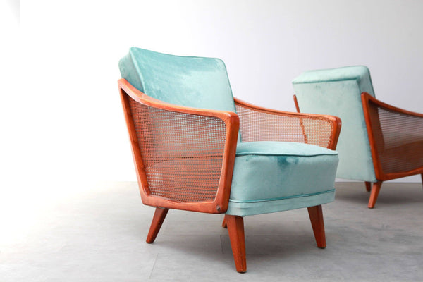 Paire de fauteuils scandinaves - Cartel de Belleville mobilier vintage paris