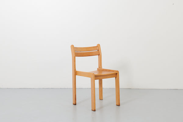 André Sornay style beech chair