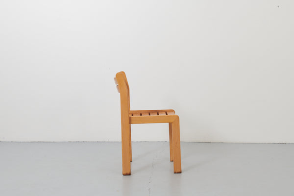 Chaise en hêtre style André Sornay