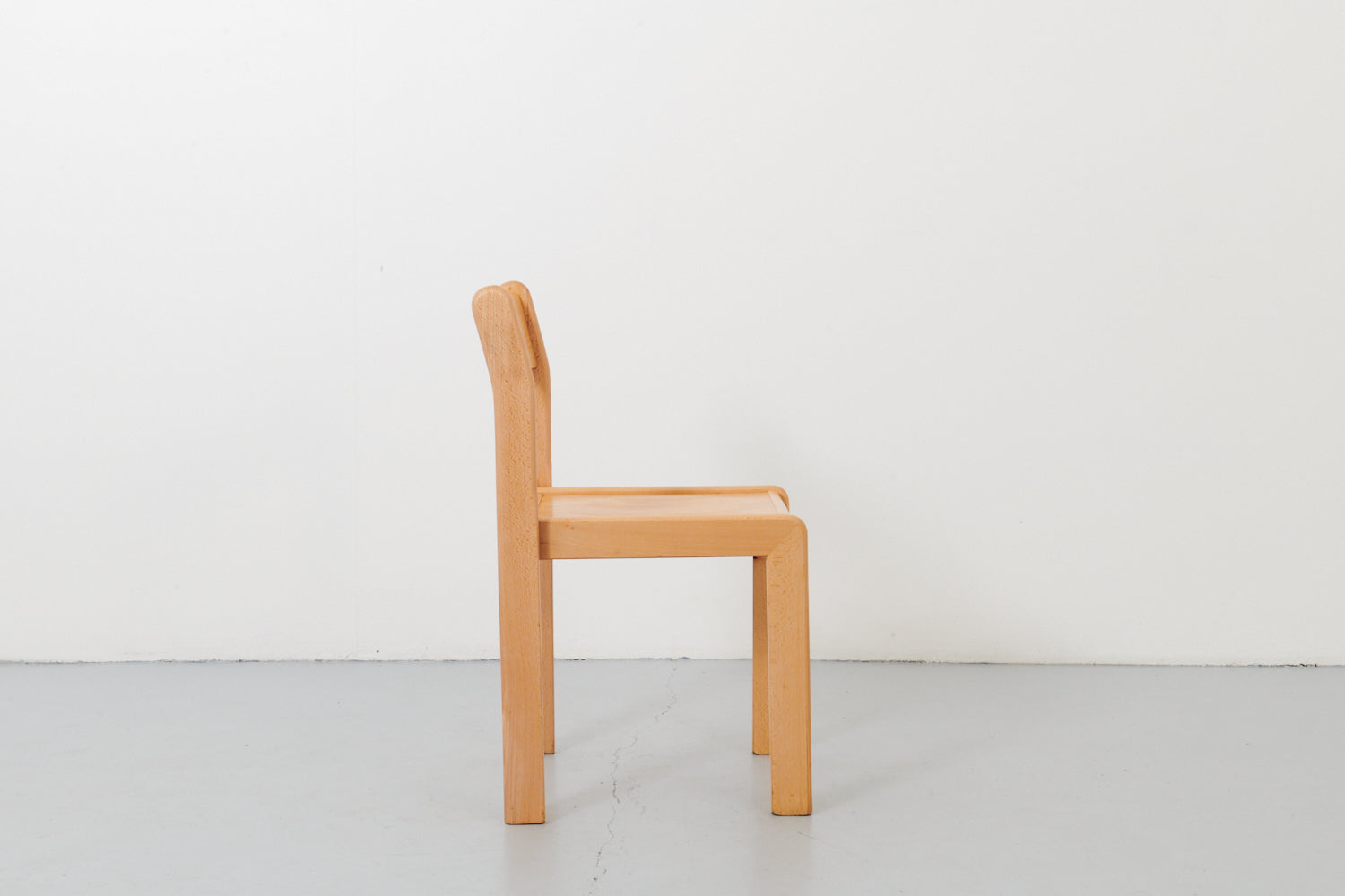 Light beech wood chair