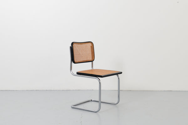 Black Cesca chair B32 by M.Breuer edition Cidue