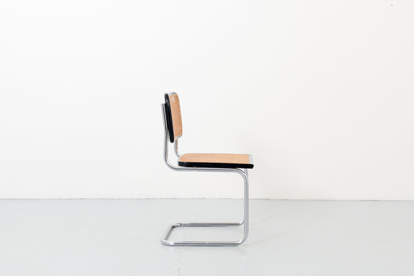 Black Cesca chair B32 by M.Breuer edition Cidue