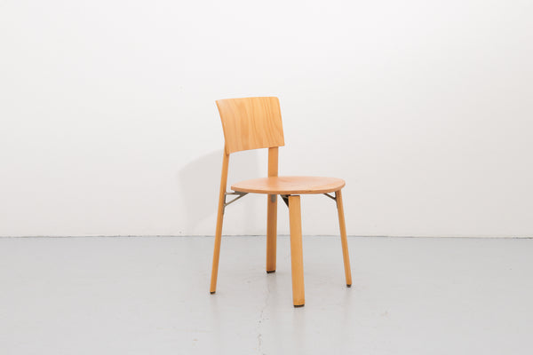 Kusch & Co chair in wood and fabric