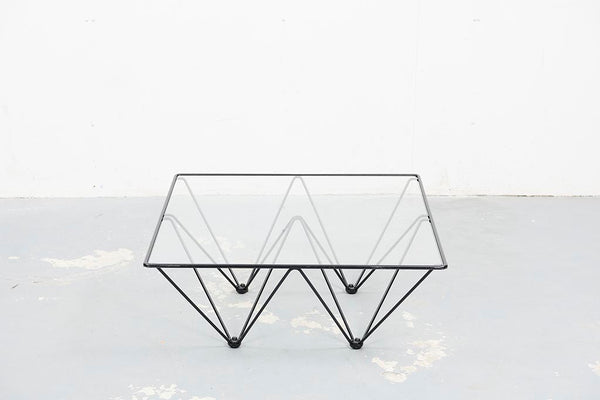 Alanda style coffee table by Paolo Piva for B&B 80x80
